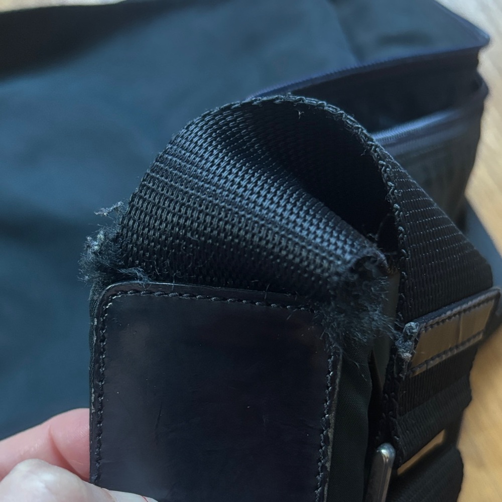 Prada Dark Green Nylon Messenger Bag - Picture 8 of 17